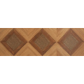 12.3mm Woodgrain Texture Walnut V-Grooved Water Resistant Laminbated Floor